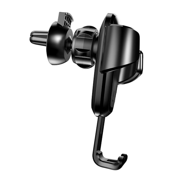 BASEUS HOLDER TIL VENTILATIONSRIST, LUFT TIL TELEFON 4-6" SORT