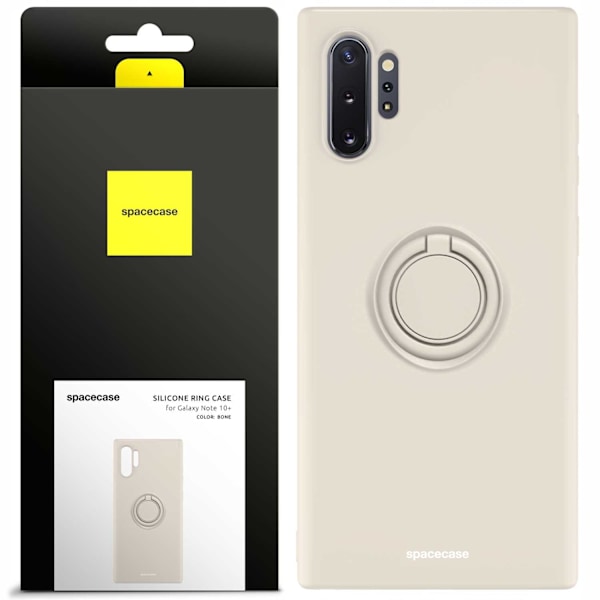 Spacecase Silikonecase Ring För Galaxy Note 10+ Bone Cover