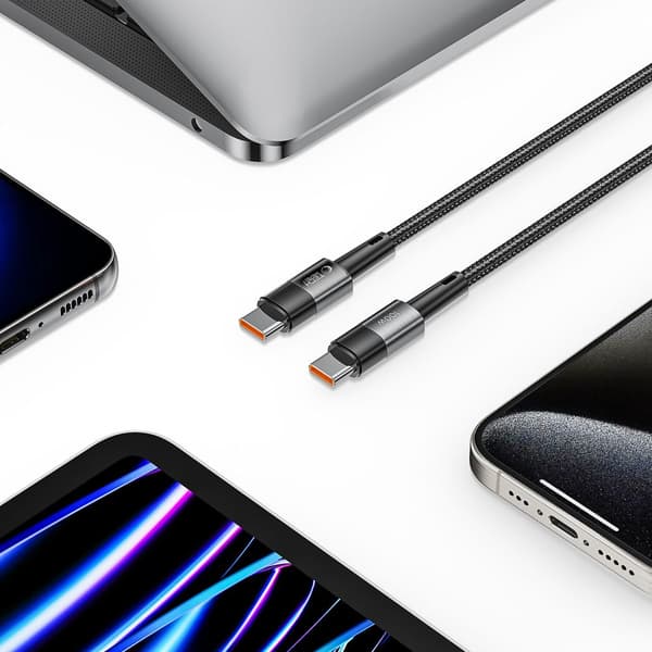 TECH-PROTECT ULTRABOOST TYPE-C-KABEL PD100W/5A 200CM GRÅ