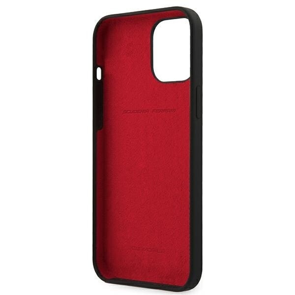 FERRARI ON TRACK SILIKONE ETUI TIL IPHONE 12 PRO MAX - SORT