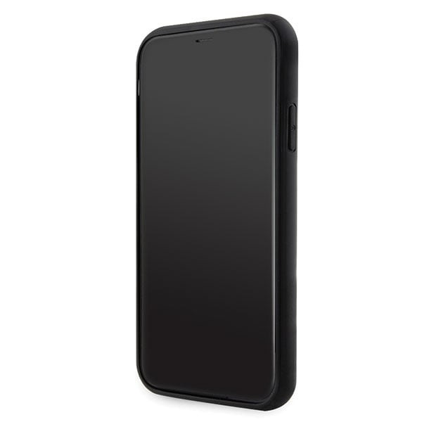 Karl Lagerfeld KLHCN61G2CPS Deksel til iPhone 11 / Xr - Sølv Glitter Choupette Patch