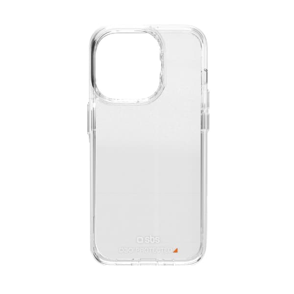SBS D3O ETUI TIL IPHONE 15 PRO - GENNEMSIGTIG Transparent