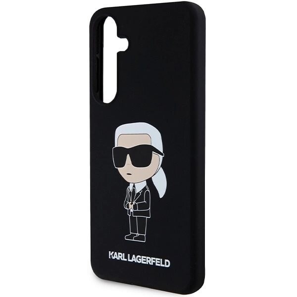 Karl Lagerfeld Silikon Ikonik deksel til Samsung Galaxy S24+ - svart