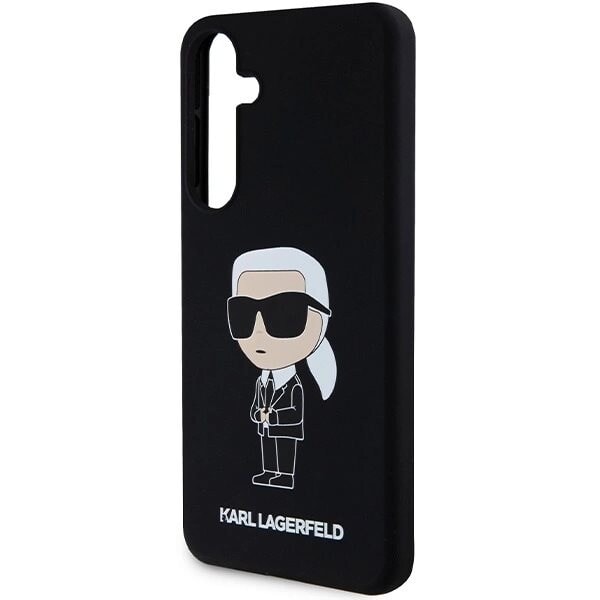 KARL LAGERFELD SILIKONE IKONIK ETUI TIL SAMSUNG GALAXY S24+ - SORT