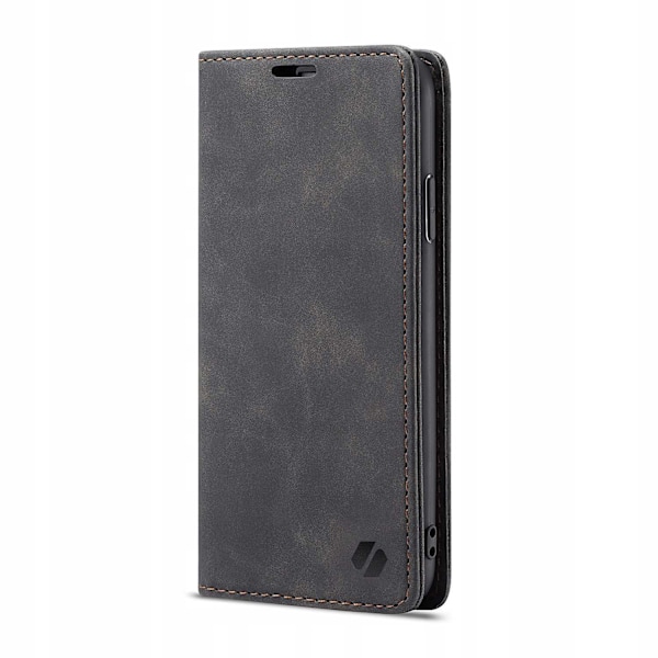 Spacecase Case Plånbok För Iphone Xs Max Svart Läder