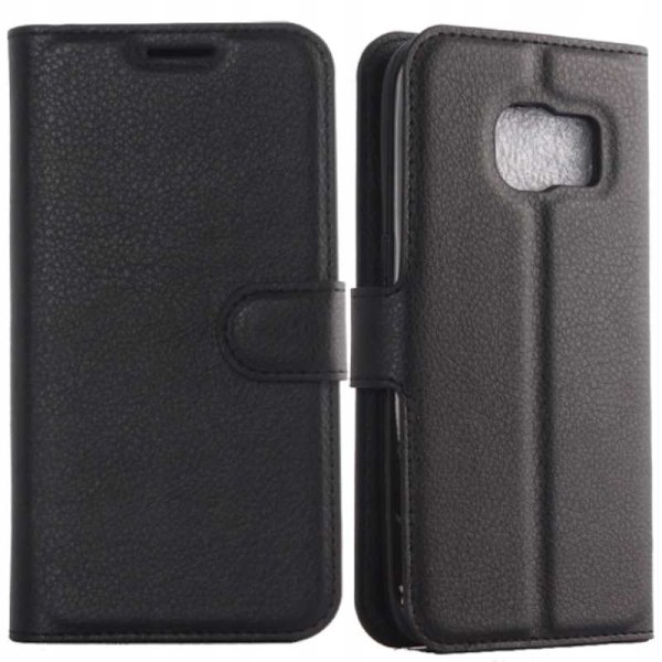 Litchi Skydd För Samsung Galaxy S7 Black Protective