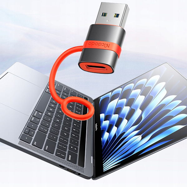 MCDODO ADAPTER ADAPTER USB-A 3.0 TILL USB-C TILL USB TYP C 3A 5GBPS OTG