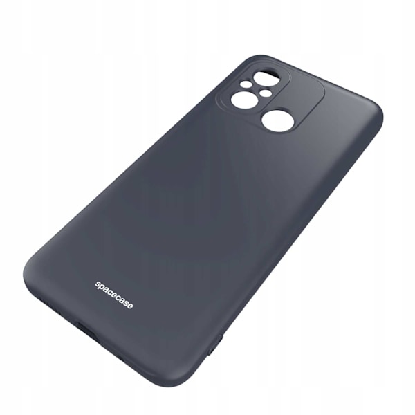Spacecase Silikonfodral För Xiaomi Redmi 12C Telefon Svart