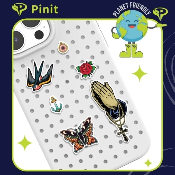 Pinit Tattoo Pins för Pinit Case Pattern 2