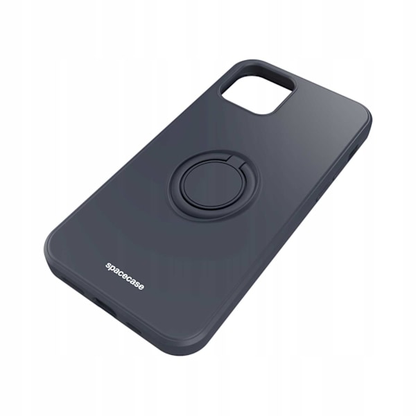 Spacecase Silikonfodral För Iphone 12 12 Pro Svart Ring