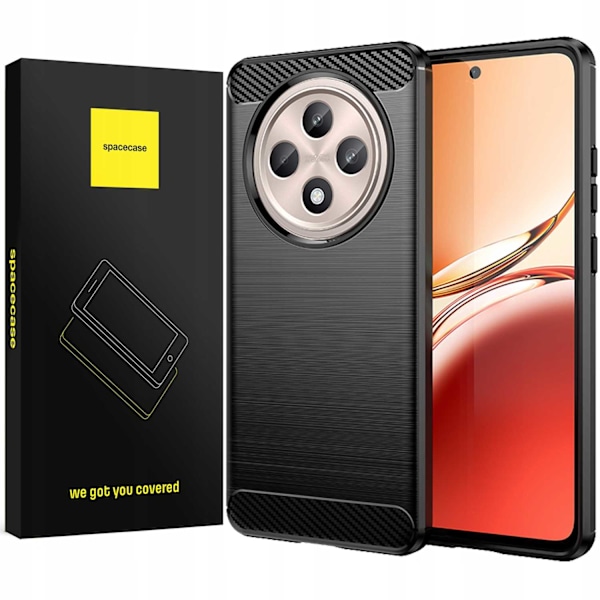 Spacecase Cover Kolhäll För Oppo Reno 12F 5G 12Fs 5G Svart