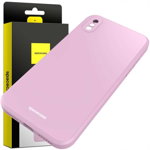 Spacecase Silikonfodral För Iphone Xs Max Lilac Telefonskydd
