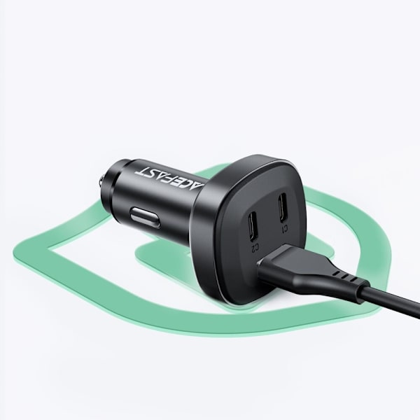 ACEFAST FAST BILOPLADER 66W 2XUSBC/USB PD QC4.0 AFC FCP SCP