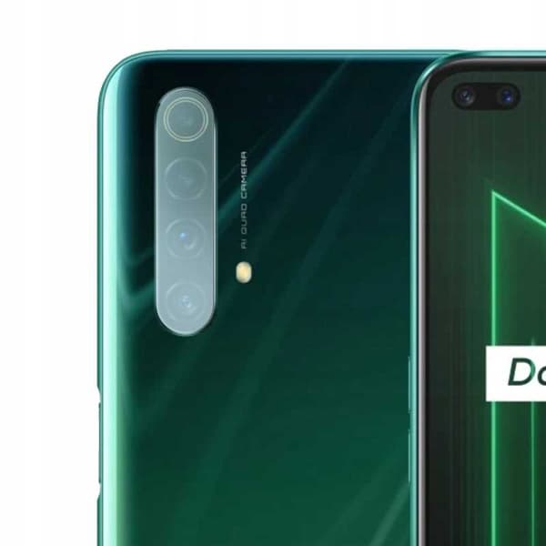 Spacecase Härdat Glas För Realme X50 Kamera Framskydd