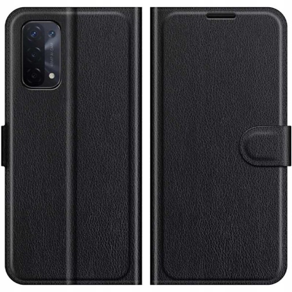 Litchi-Fodral För Oppo A54 A74 A93 5G Svart