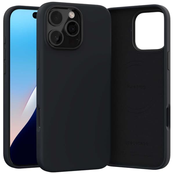 Spacecase Case Cover Till Iphone 16 Pro Max Black För Magsafe