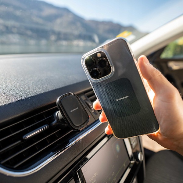 Spacecase Magnetisk Bilhållare För Vent För Telefon Svart Sc08