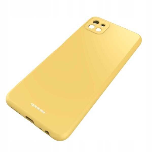 Spacecase Silikonskydd För Samsung Galaxy A22 5G Gul