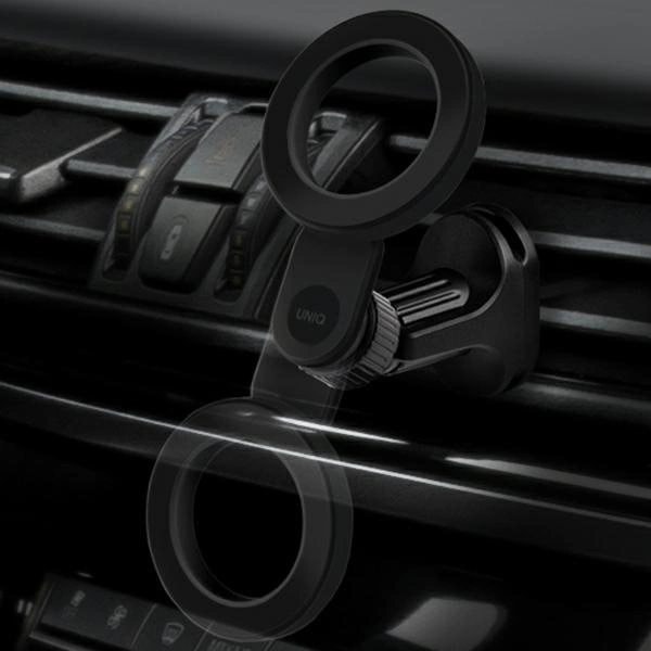UNIQ Trelix Car magnetisk bilhållare för galler? lufttillförsel - svart