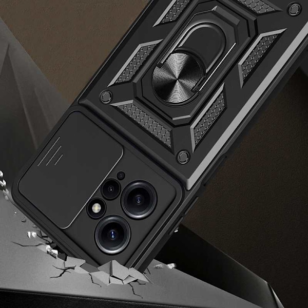 Spacecase Case Cover För Xiaomi Redmi Note 12 4G Svart