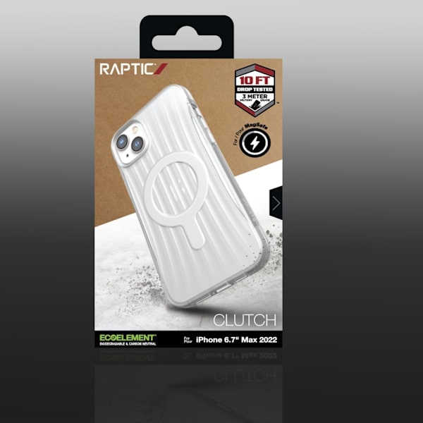 RAPTIC X-DORIA CASE MED MAGSAFE TIL IPHONE 14 PLUS TRANSPARENT