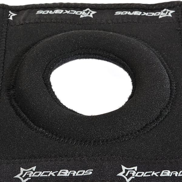 Rockbros LF1106L sportsbeskyttelse for kneskål og kneledd, størrelse L - svart (2 stk)