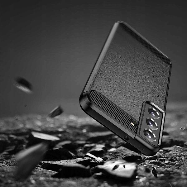 Spacecase Carbon Case För Samsung Galaxy S22+ Svart