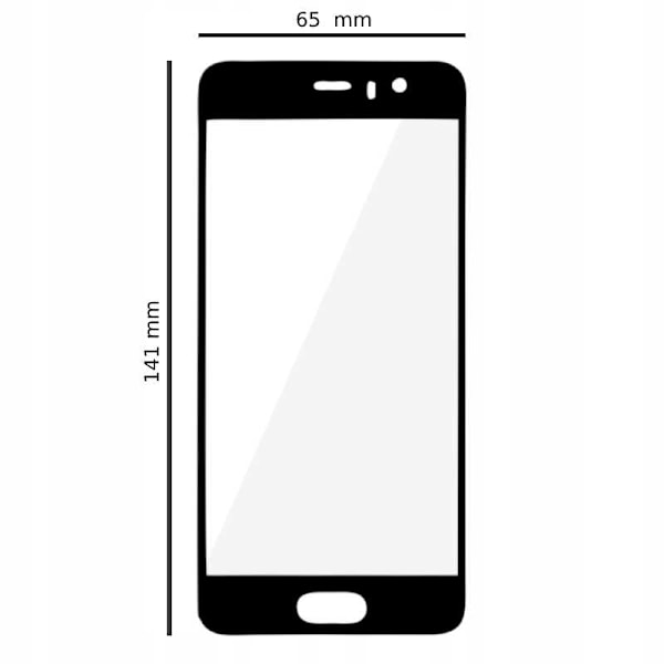 Spacecase 5D Härdat Glas För Huawei P10 Mot Repa