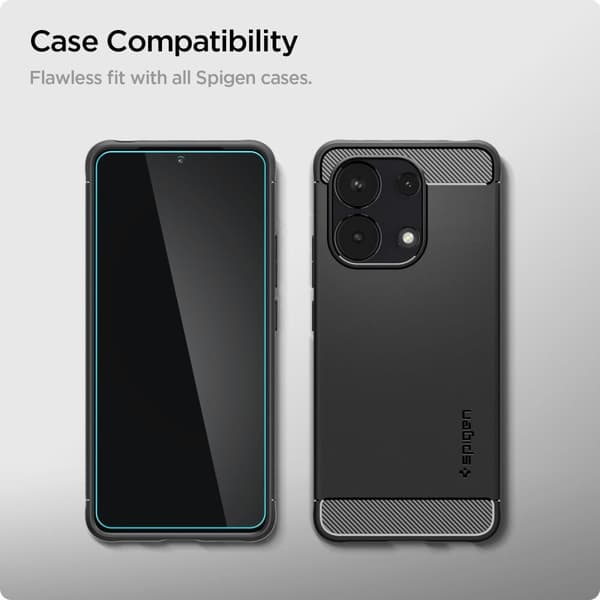 HERDET GLASS SPIGEN GLAS.TR SLIM 2-PACK XIAOMI REDMI NOTE 13 4G / LTE CLEAR