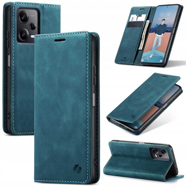 Spacecase Pålbocksväska För Poco X5 Pro Note 12 Pro Blåt Skydd