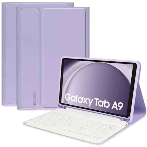 TECH-PROTECT SC PEN + KEYBOARD GALAXY TAB A9 8,7 X110 / X115 FIOLETT