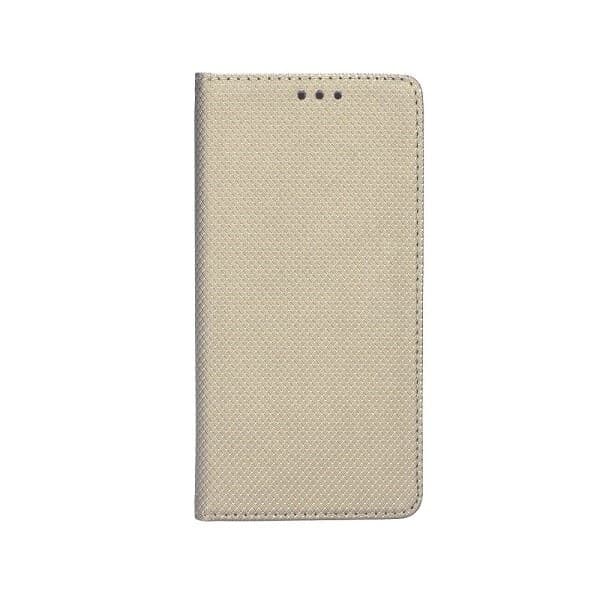 Smart Magnet bokfodral Motorola MOTO E22 guld/guld