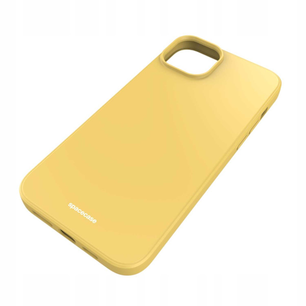 Spacecase Silikonfodral För Iphone 14 Plus Gul Skydd