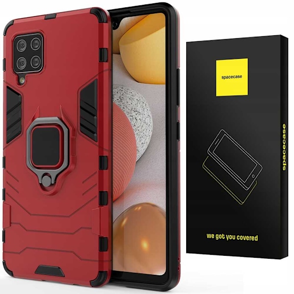 Spacecase-Fodral För Samsung Galaxy A42 5G Röd