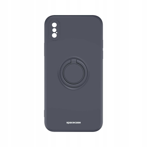 Spacecase Silikon Ring-Fodral För Iphone X Xs Svart Skydd