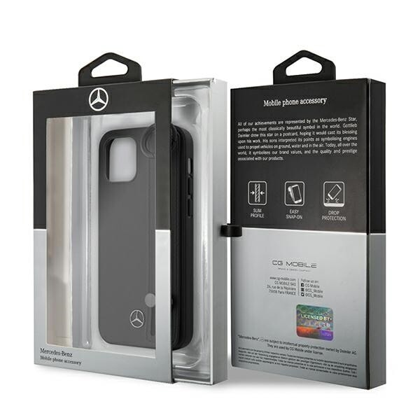 MERCEDES STRAP LINE ETUI TIL IPHONE 12 MINI - SORT