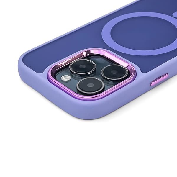 MAGNETIC COLLECTION MAGSAFE ETUI TIL IPHONE 16 PRO - LILLA
