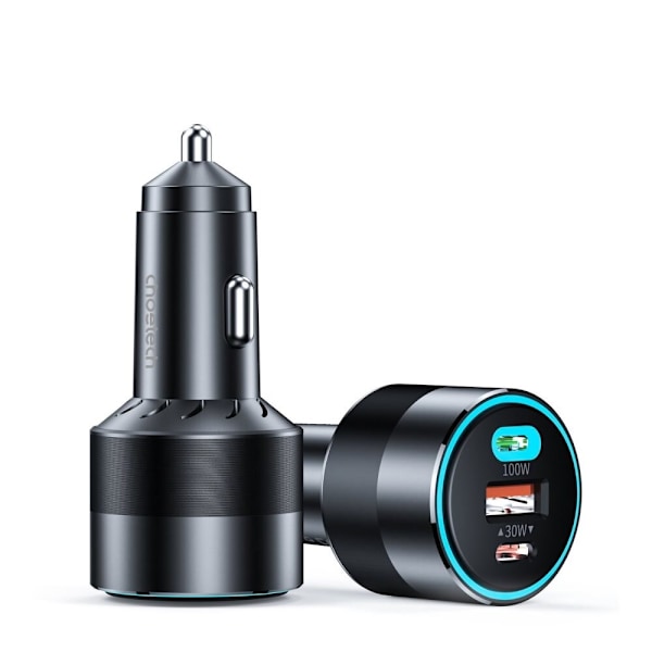 Choetech hurtiglader 130W 2xUSB-C + USB-A svart (TC0011)