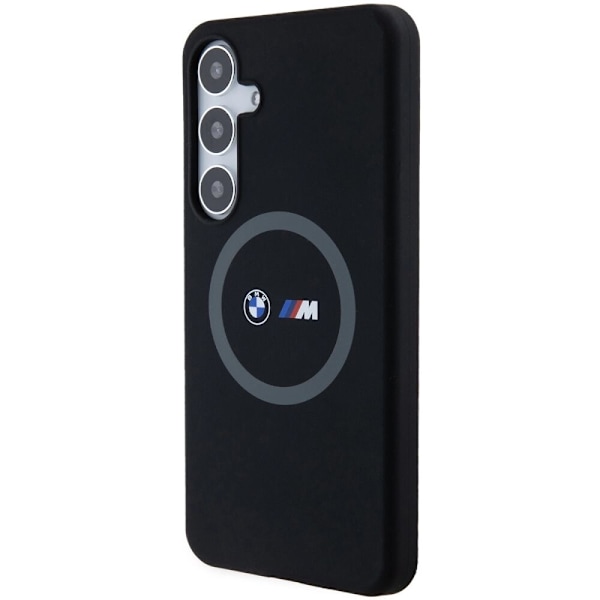 BMW M SILIKONE PRINTET RING MAGSAFE ETUI TIL SAMSUNG GALAXY S24+ - SORT