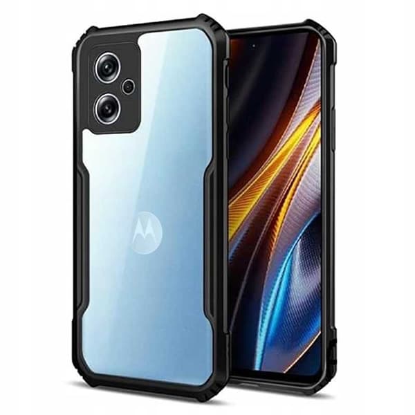 Spacecase Case Cover För Motorola G54 Beetle Black