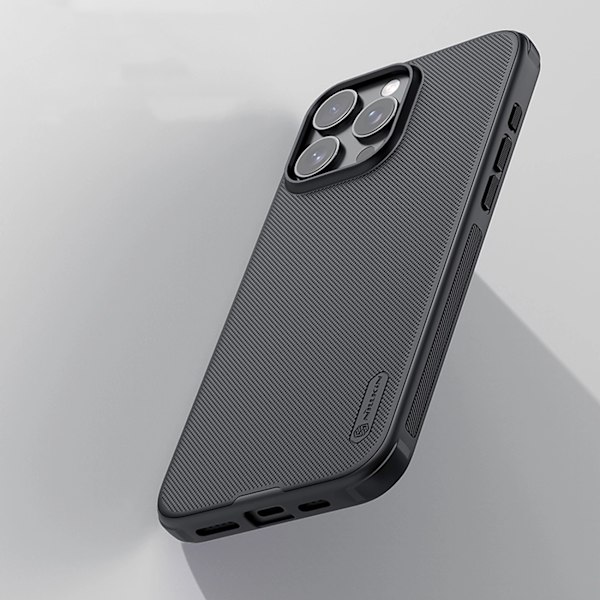 NILLKIN SUPER FROSTED SHIELD PRO MAGNETIC COVER TIL IPHONE 16 PRO MAX - SORT