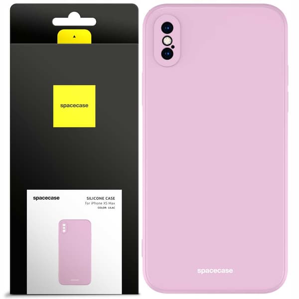 Spacecase Silikonfodral För Iphone Xs Max Lilac Telefonskydd