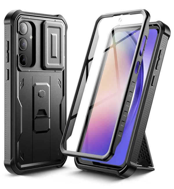 TEKNISK BESKYTTELSE KEVLAR CAM+ GALAXY A55 5G SORT