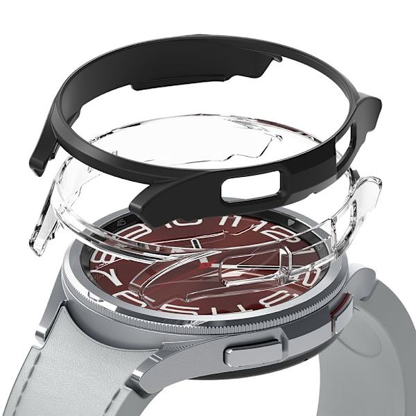 RINGKE SLIM 2-PAKKET GALAXYUR 6 CLASSIC (43 MM) KLART OG SORT