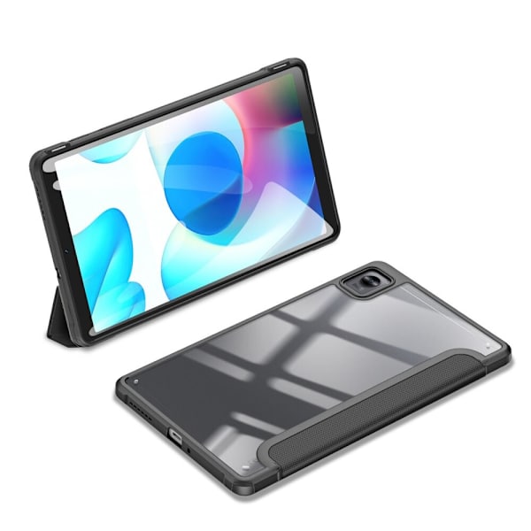Dux Ducis Toby Armored Flip Smart Veske for Realme Pad Mini med svart penneholder
