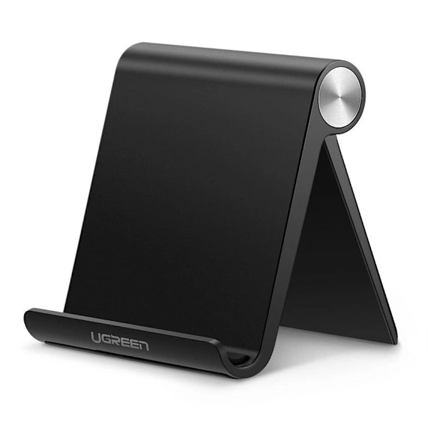 Ugrønt bordstativ telefonstativ svart (50747)
