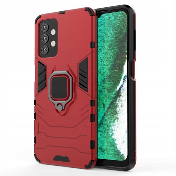 Spacecase Case Cover För Samsung Galaxy A32 5G X-Ring Röd