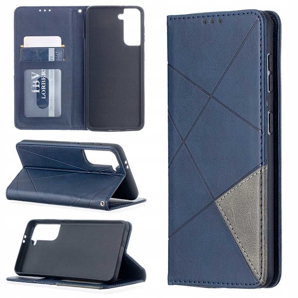 Zaps Origami-Fodral För Samsung Galaxy S21 Blåt Väska