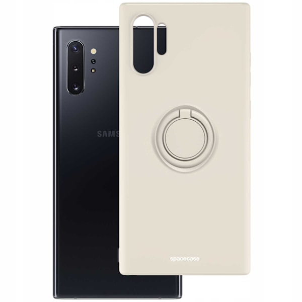 Spacecase Silikonecase Ring För Galaxy Note 10+ Bone Cover