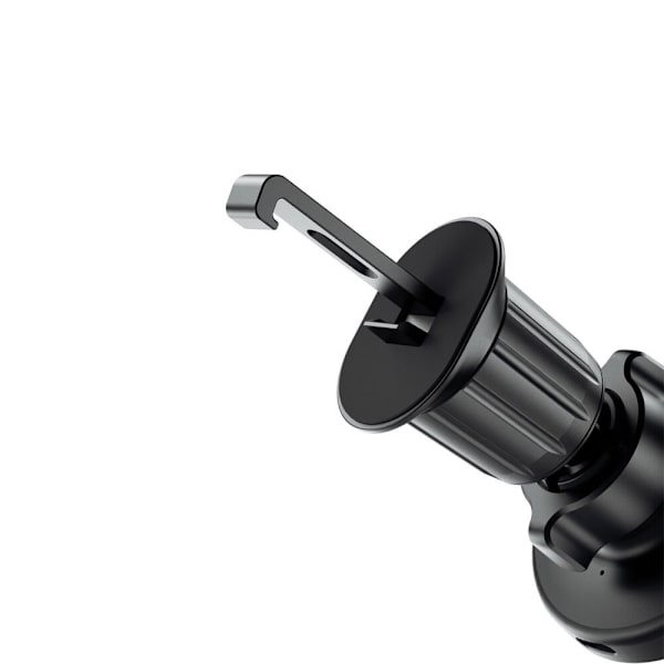 MAGNETISK HOLDER MED MAGSAFE INDUKTIONSOPLADER PÅ ET GITTER? VENTILATION 15W DUDAO F12MAX - SORT
